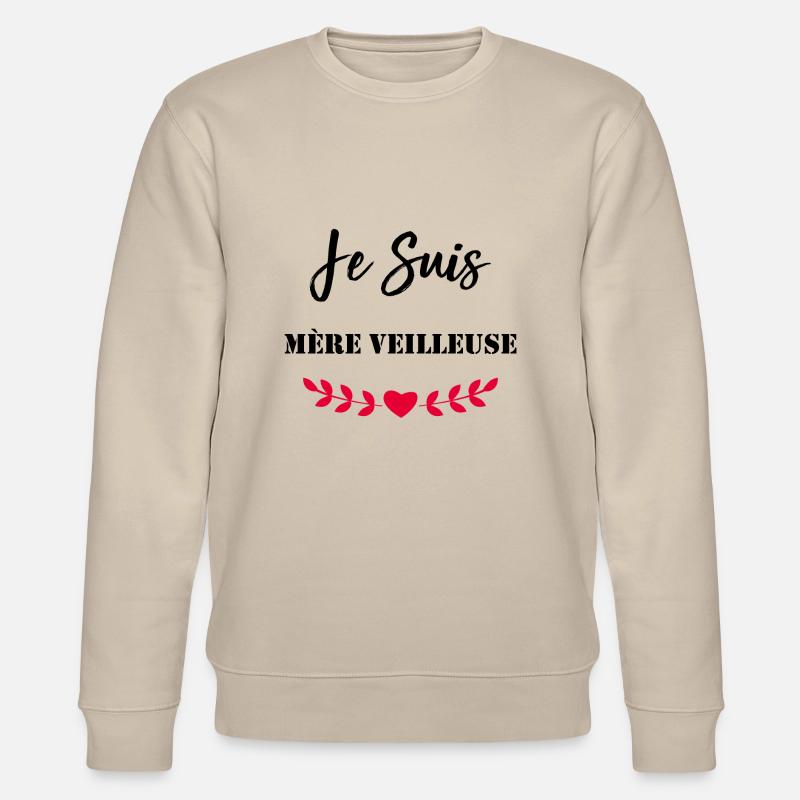 Ich bin Mutter - Stanley/Stella Unisex Bio-Sweatshirt CHANGER  - Beige