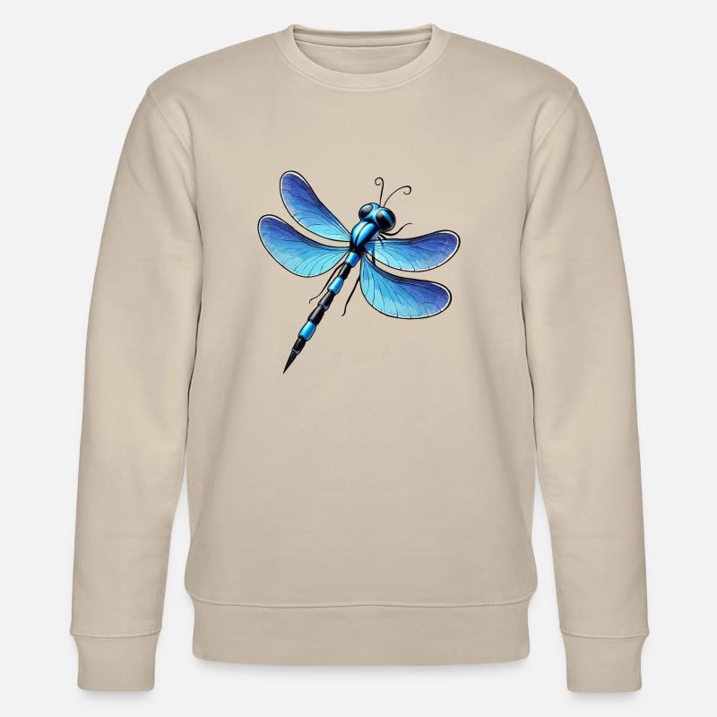 Libellule 1 - Sweat bio CHANGER Stanley/Stella Unisexe - beige