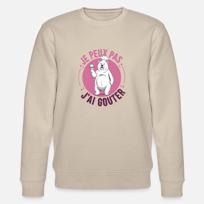 je peux pas j'ai gouter - Sweat bio CHANGER Stanley/Stella Unisexe - beige