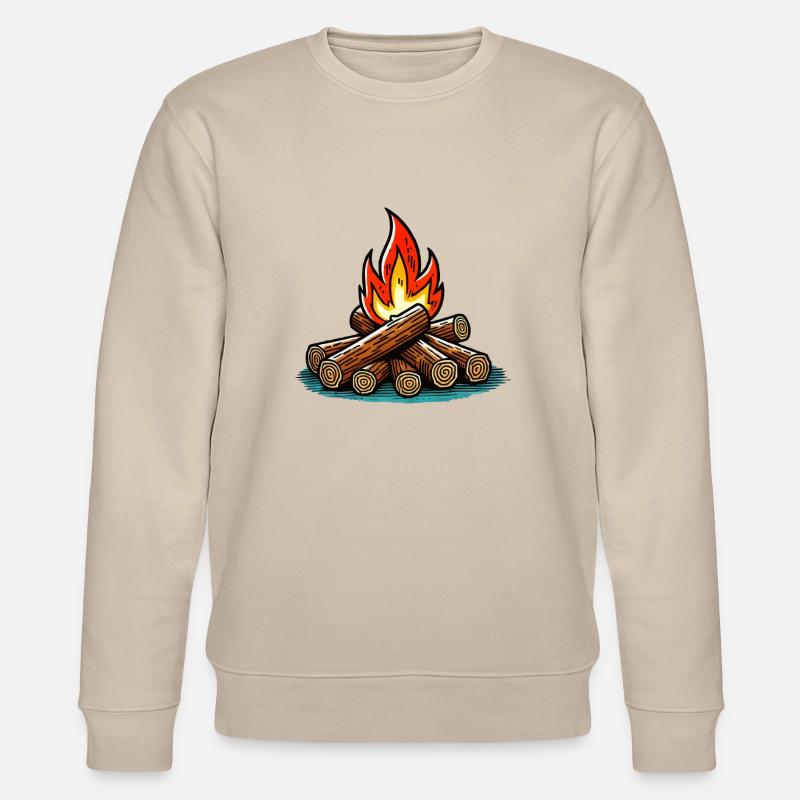 feu de camp - Sweat bio CHANGER Stanley/Stella Unisexe - beige