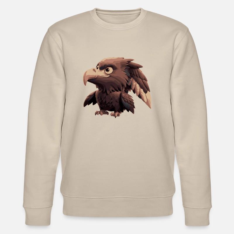 Bande dessinée Eagle - Sweat bio CHANGER Stanley/Stella Unisexe - beige