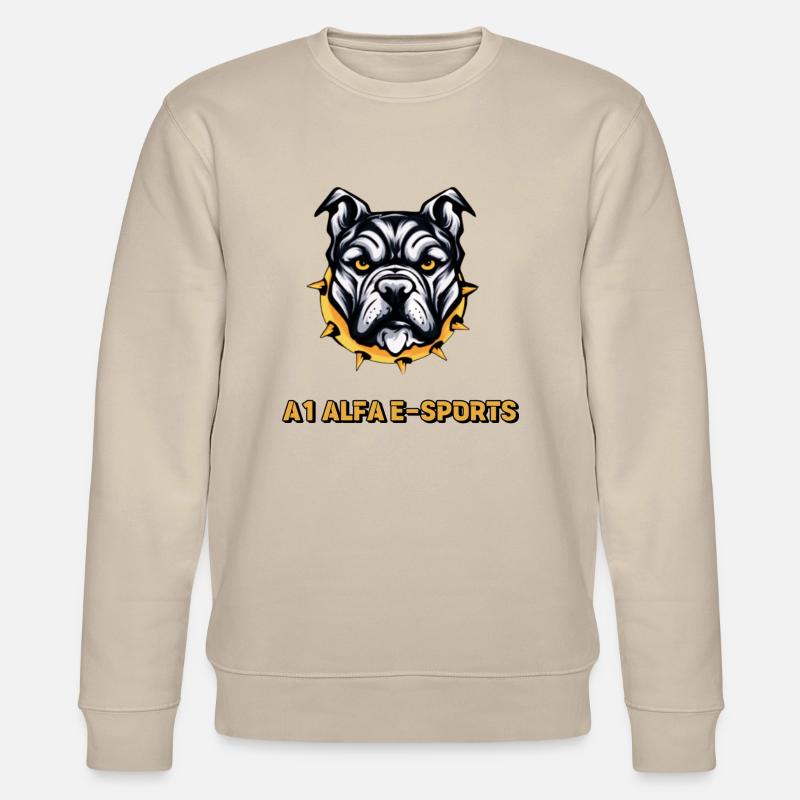 A1 ALPHA - Stanley/Stella Unisex Bio-Sweatshirt CHANGER  - Beige