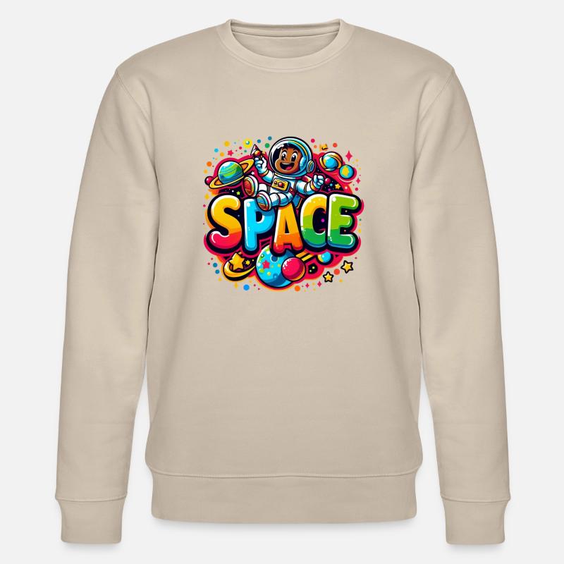 Enfant astronaute de l’espace - Sweat bio CHANGER Stanley/Stella Unisexe - beige