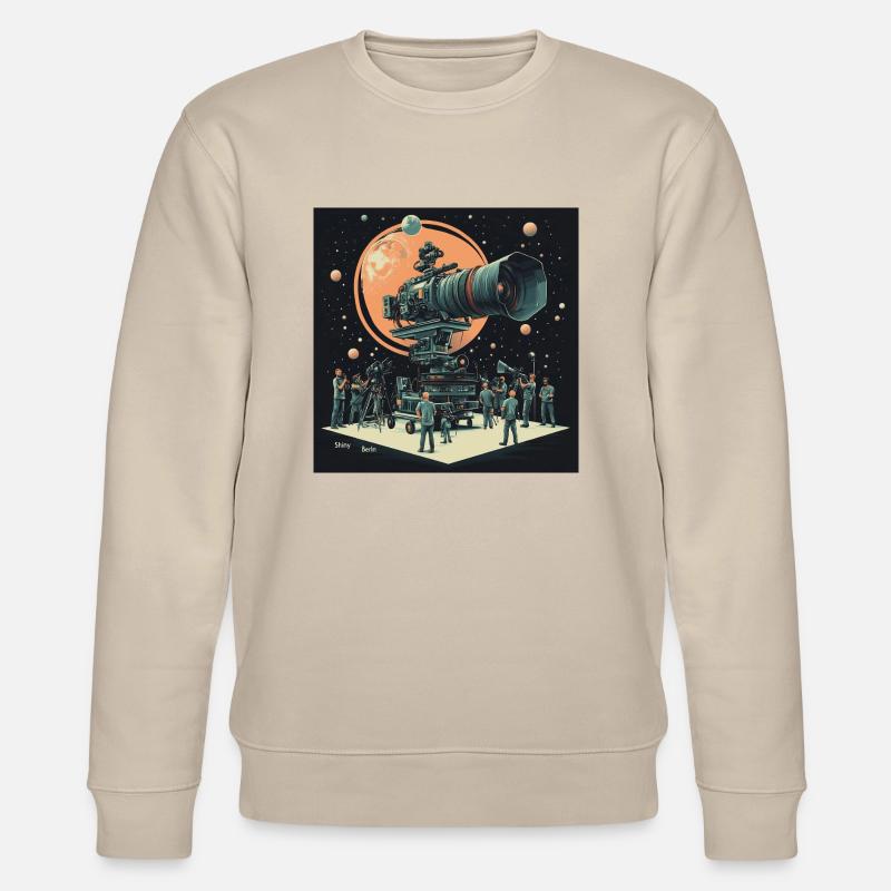 Camera stars - Stanley/Stella Unisex Bio-Sweatshirt CHANGER  - Beige