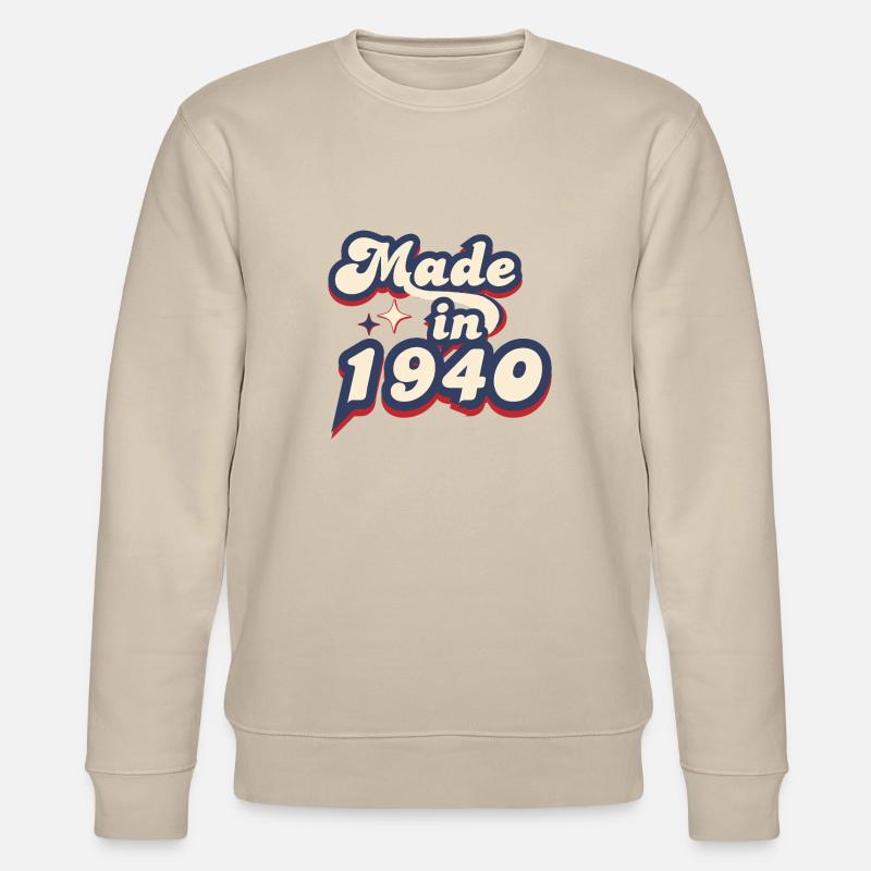 Made in 1940 retro - Sweat bio CHANGER Stanley/Stella Unisexe - beige