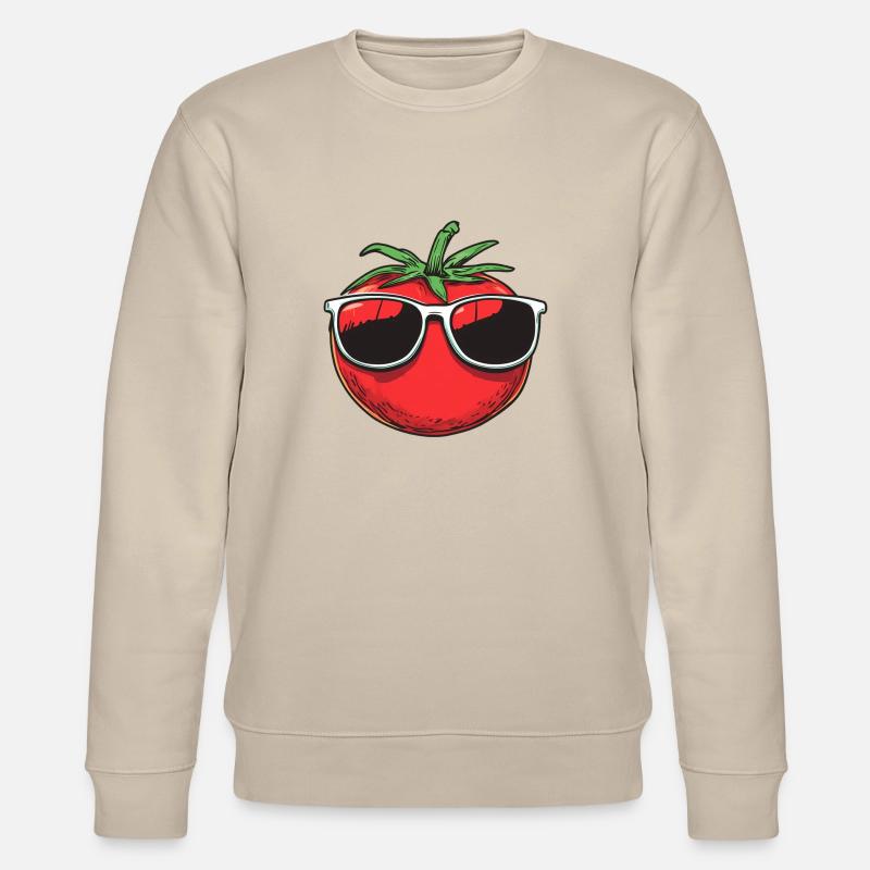 Tomate Sonnenbrille Sommer - Stanley/Stella Unisex Bio-Sweatshirt CHANGER  - Beige
