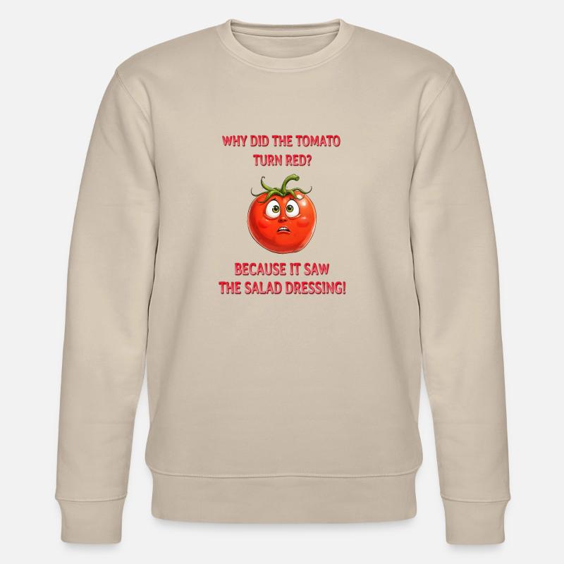 Eine verlegene Tomate - Stanley/Stella Unisex Bio-Sweatshirt CHANGER  - Beige