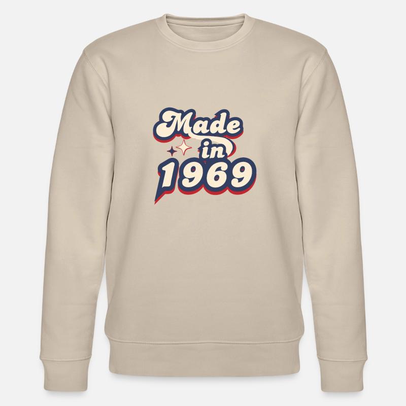 Made in 1969 retro - Sweat bio CHANGER Stanley/Stella Unisexe - beige