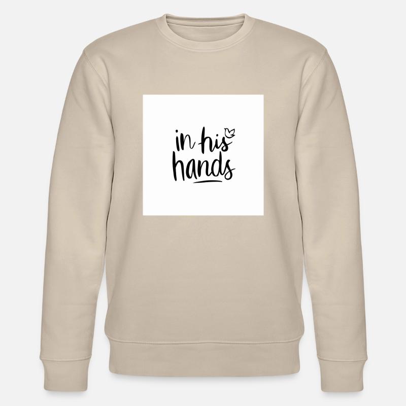 dans ses mains - Sweat bio CHANGER Stanley/Stella Unisexe - beige
