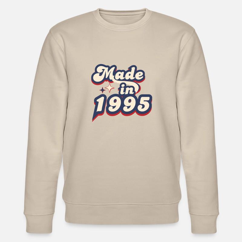 Made in 1995 retro - Sweat bio CHANGER Stanley/Stella Unisexe - beige