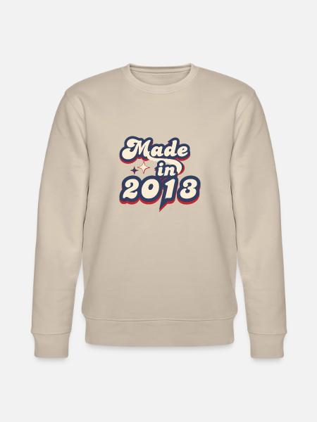 Made in 2013 retro - Stanley/Stella CHANGER Unisex Organic Sweatshirt - beige
