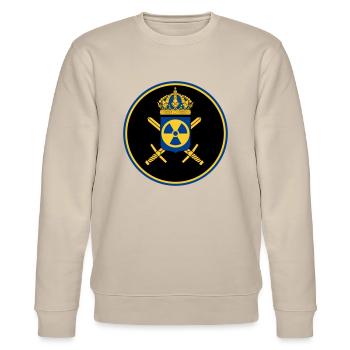 The Swedish Nuclear Weapons Programme - Stanley/Stella CHANGER Unisex Organic Sweatshirt - beige - Front - Nik (191cm) & Marisol (170cm)