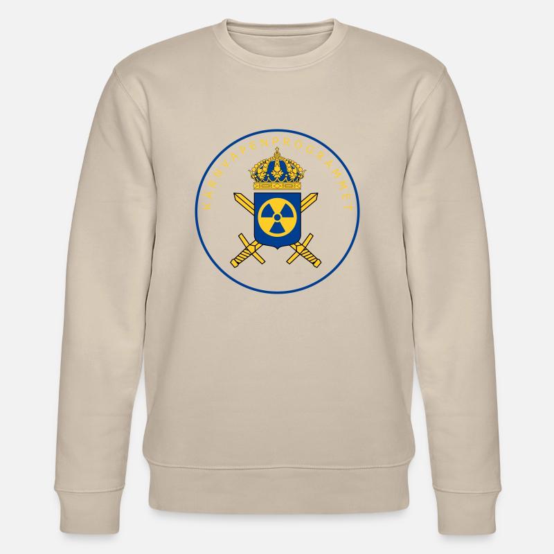 Das schwedische Atomwaffenprogramm - Stanley/Stella Unisex Bio-Sweatshirt CHANGER  - Beige