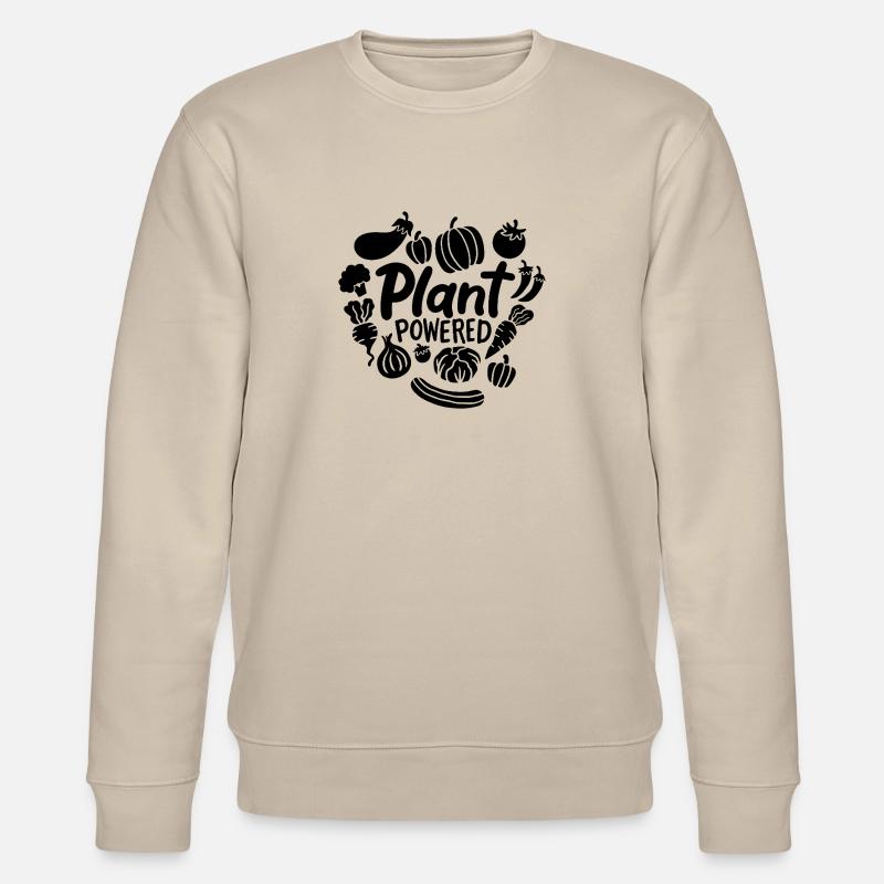 Plant powered - Stanley/Stella Unisex Bio-Sweatshirt CHANGER  - Beige