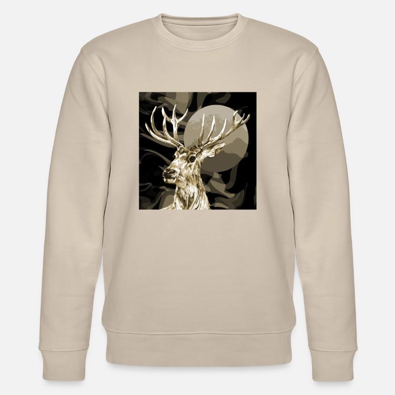 Hirsch - Stanley/Stella Unisex Bio-Sweatshirt CHANGER  - Beige