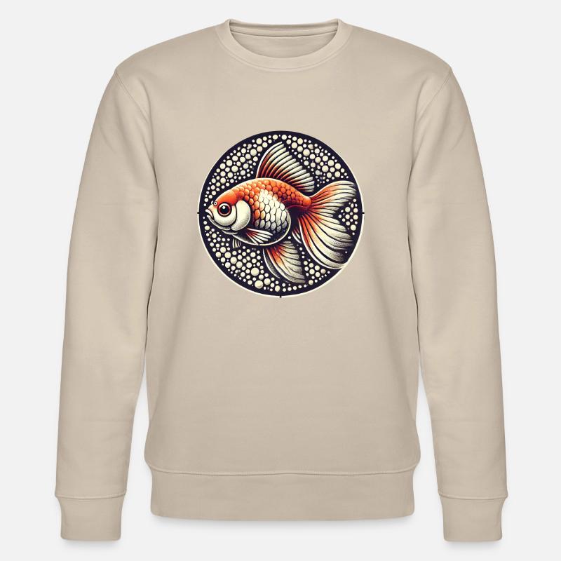 Goldfisch - Stanley/Stella Unisex Bio-Sweatshirt CHANGER  - Beige