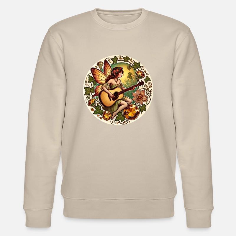 Fée de la guitare - Sweat bio CHANGER Stanley/Stella Unisexe - beige