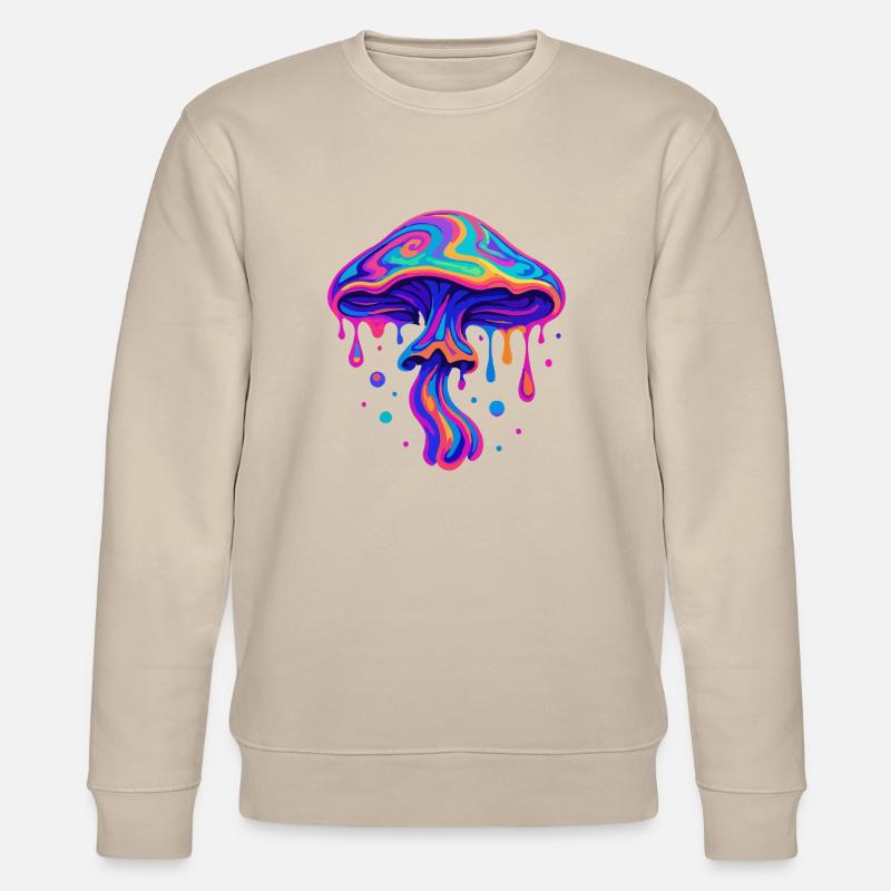 Neon Pilz - Stanley/Stella Unisex Bio-Sweatshirt CHANGER  - Beige