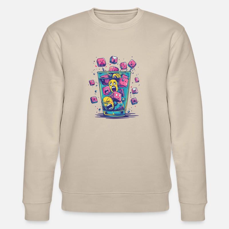 Cube d’intoxication - Sweat bio CHANGER Stanley/Stella Unisexe - beige