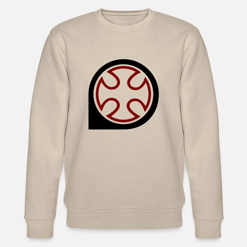CELTIC CROSS - Stanley/Stella Unisex Bio-Sweatshirt CHANGER  - Beige