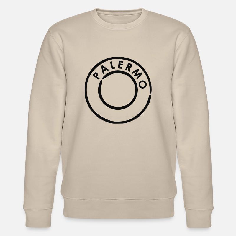 Palermo Poststempel - Stanley/Stella Unisex Bio-Sweatshirt CHANGER  - Beige