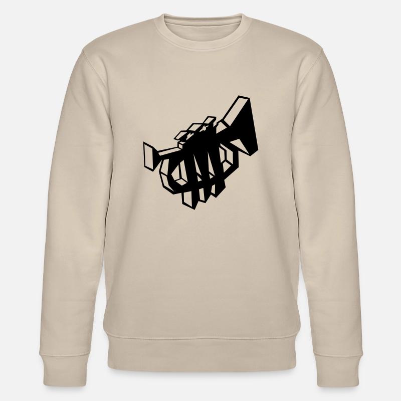 trompeta - Stanley/Stella Unisex Bio-Sweatshirt CHANGER  - Beige