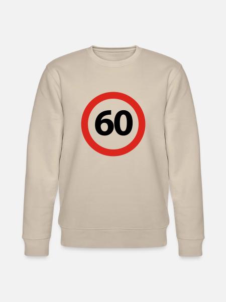 60th Birthday - Stanley/Stella CHANGER Unisex Organic Sweatshirt - beige