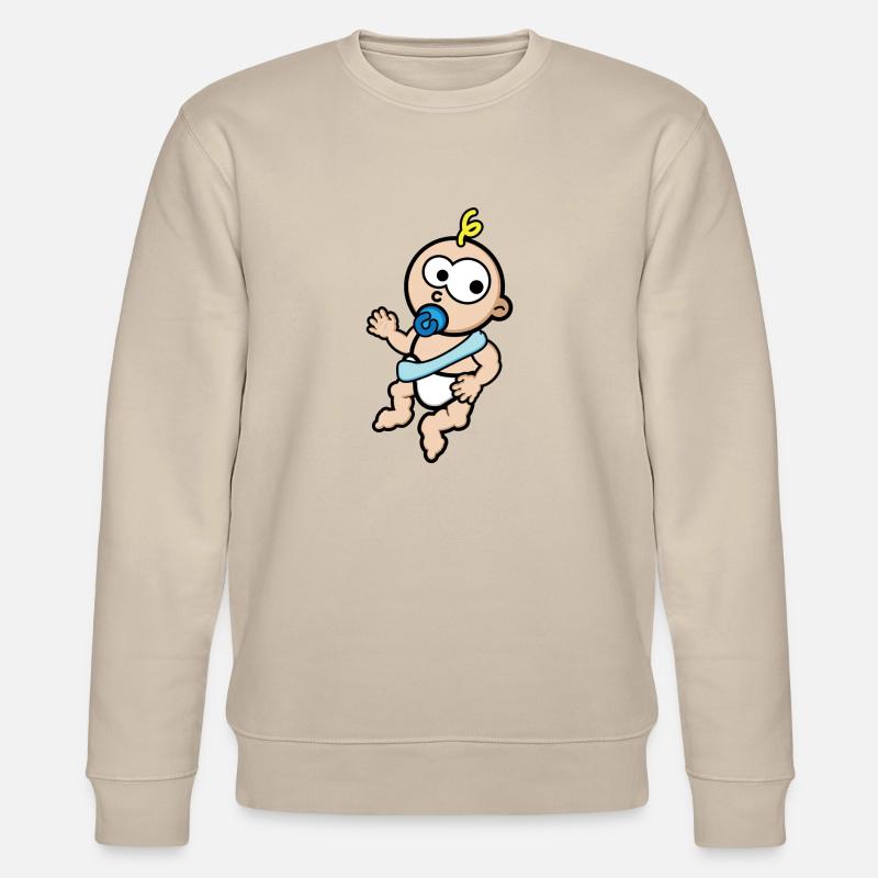 bebis - Stanley/Stella Unisex Bio-Sweatshirt CHANGER  - Beige