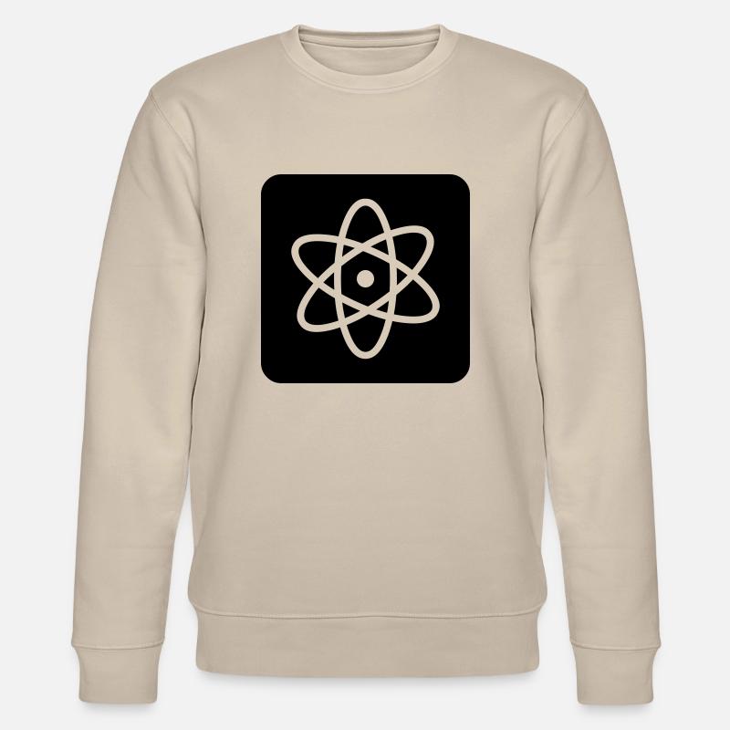 Attention: atomic physics - Stanley/Stella CHANGER Unisex Organic Sweatshirt - beige