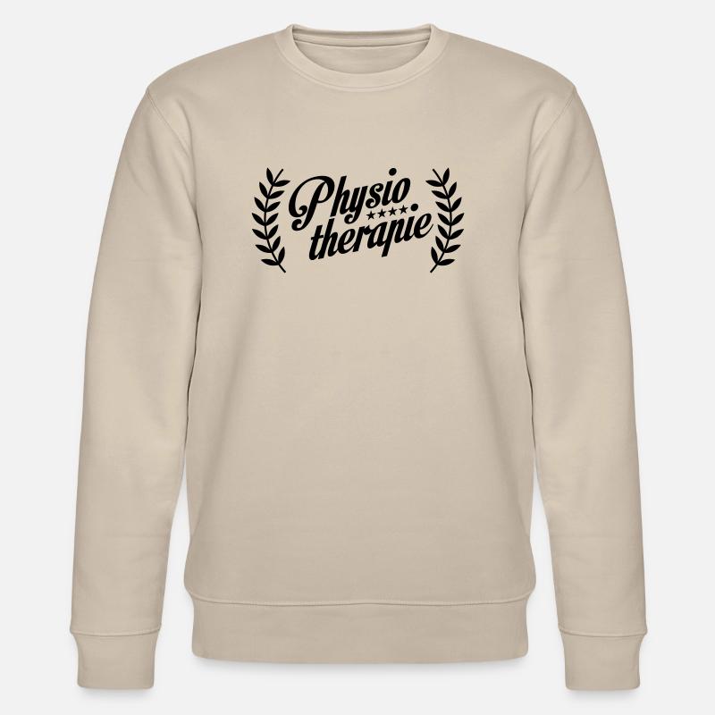 physiotherapie highschool tshirt - Stanley/Stella Unisex Bio-Sweatshirt CHANGER  - Beige