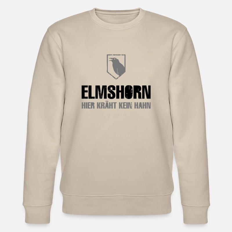 Elmshorn Krähe grau-weiß - Stanley/Stella Unisex Bio-Sweatshirt CHANGER  - Beige