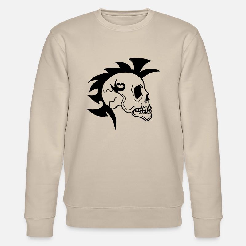 Skull de - Stanley/Stella Unisex Bio-Sweatshirt CHANGER  - Beige