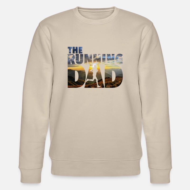The Running Dad - Stanley/Stella Unisex Bio-Sweatshirt CHANGER - Beige
