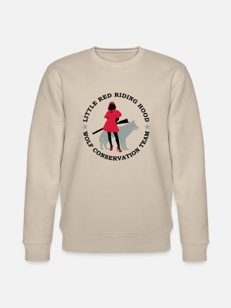 Wolf conservation team - Stanley/Stella CHANGER Unisex Organic Sweatshirt - beige