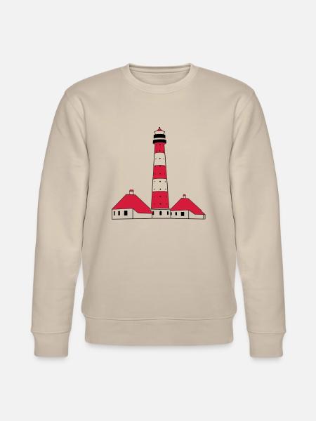 Westerhever Leuchtturm - Stanley/Stella Unisex Bio-Sweatshirt CHANGER - Beige