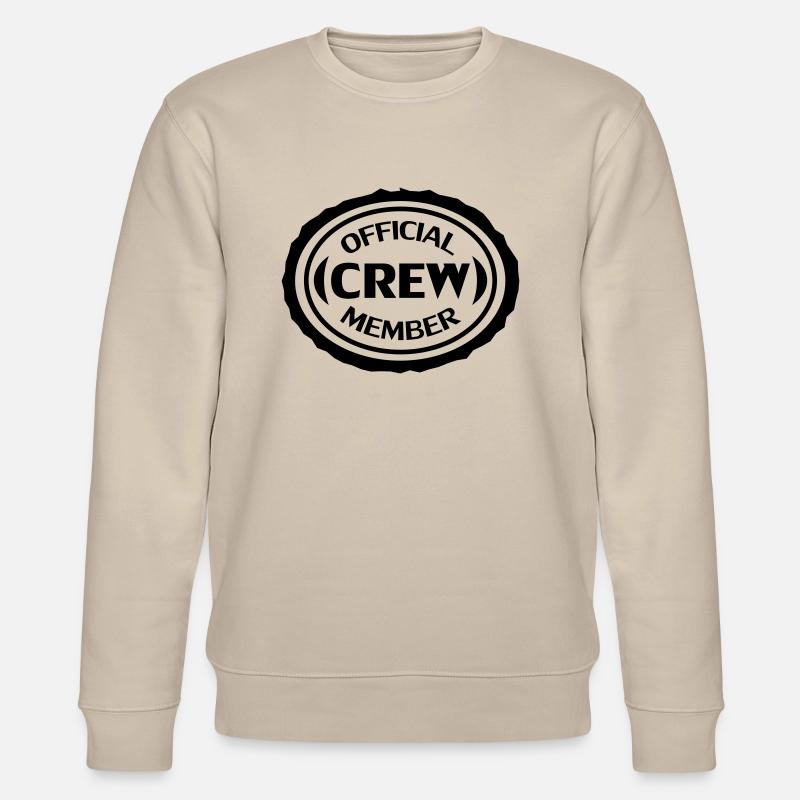 Official Crew Member - Sweat bio CHANGER Stanley/Stella Unisexe - beige