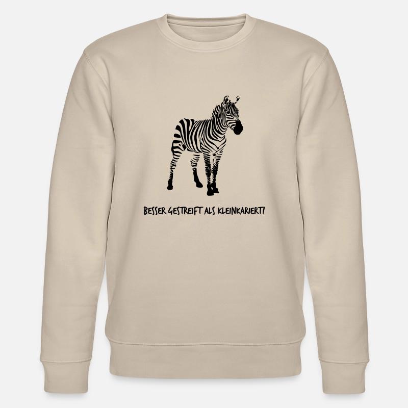 Zebra - Stanley/Stella Unisex Bio-Sweatshirt CHANGER  - Beige