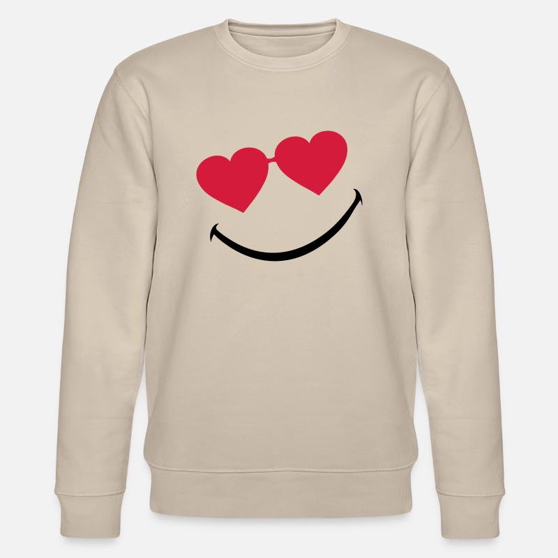 smileface_5 - Stanley/Stella Unisex Bio-Sweatshirt CHANGER - Beige