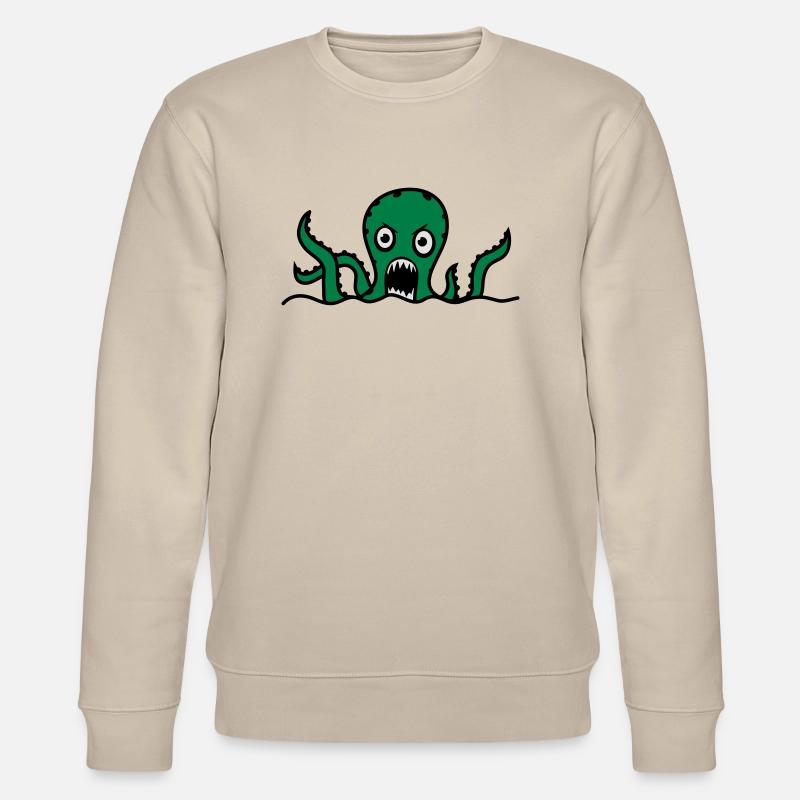 Octopus - Stanley/Stella Unisex Bio-Sweatshirt CHANGER  - Beige