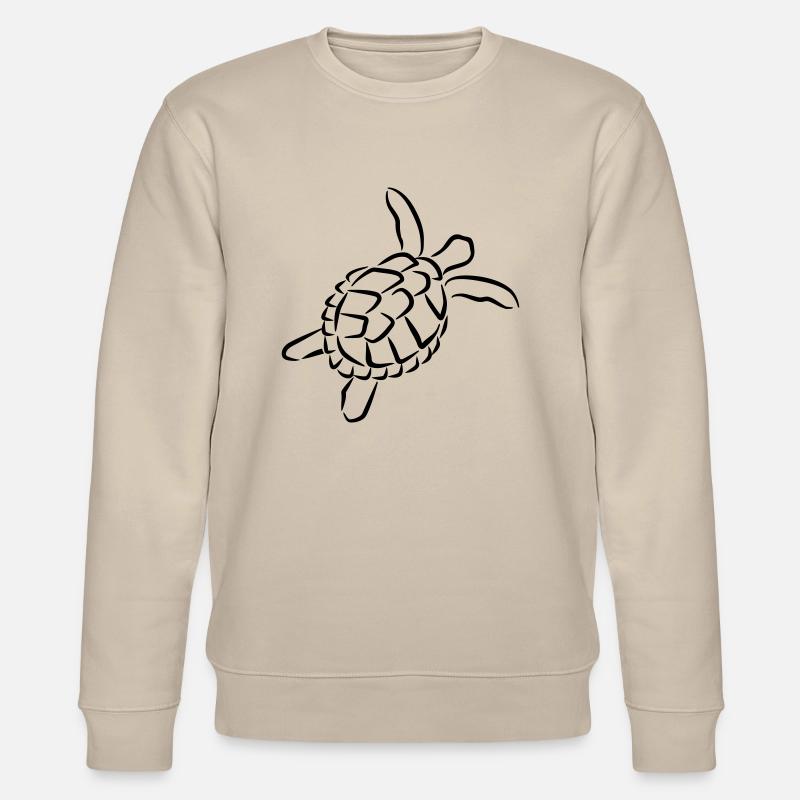 Turtle - Stanley/Stella CHANGER Unisex Organic Sweatshirt - beige