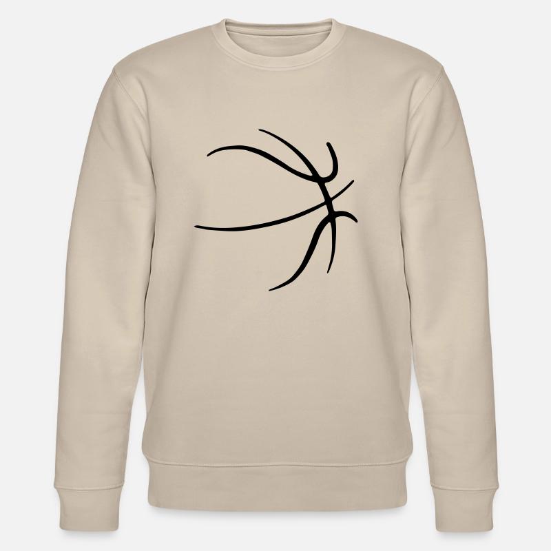 Basketball 33 - Stanley/Stella Unisex Bio-Sweatshirt CHANGER  - Beige