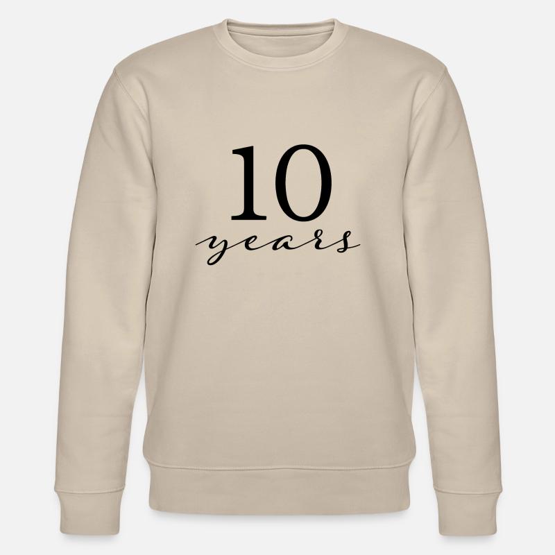 10 Jahre - Stanley/Stella Unisex Bio-Sweatshirt CHANGER  - Beige