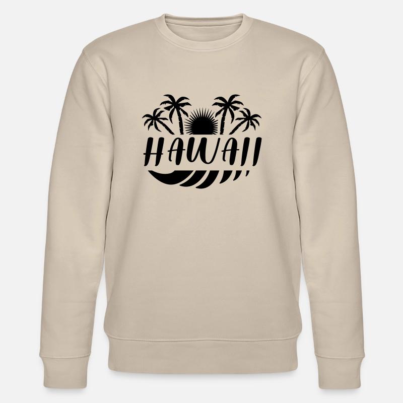 hawaii - Stanley/Stella Unisex Bio-Sweatshirt CHANGER  - Beige