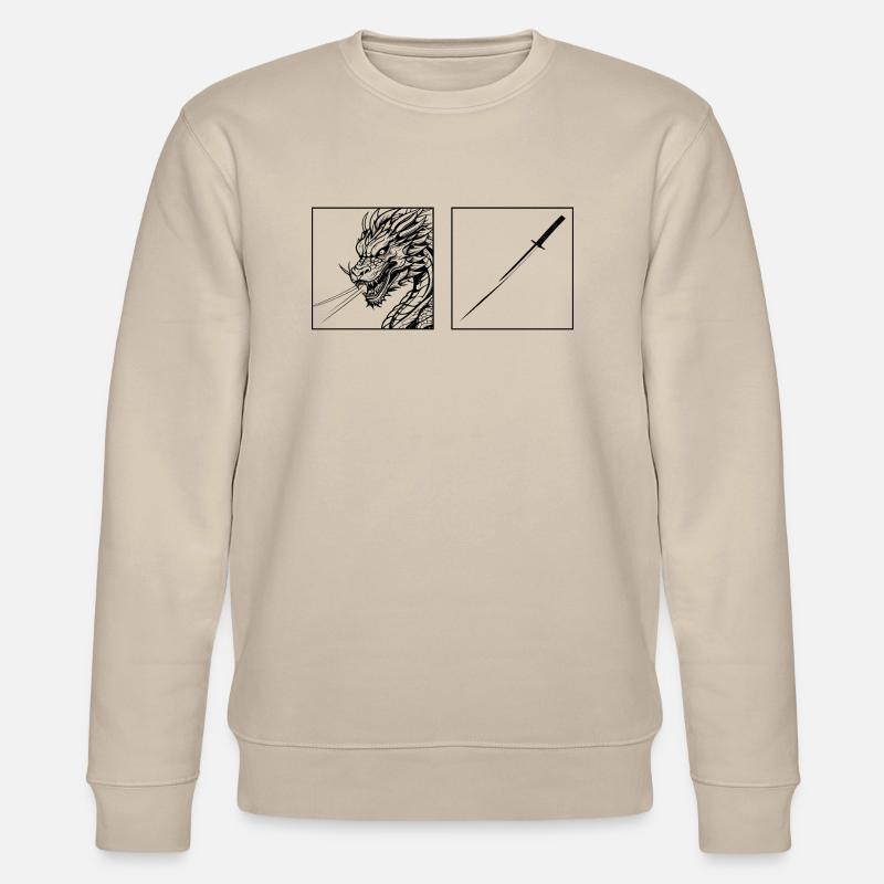 Combat le dragon - Sweat bio CHANGER Stanley/Stella Unisexe - beige