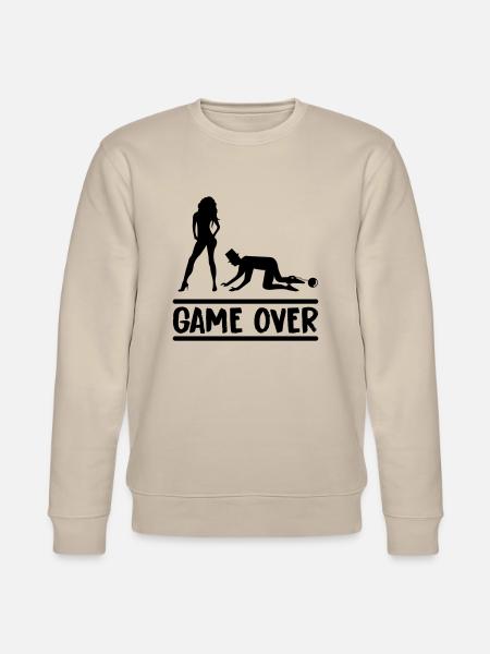 ehepaar game over - Stanley/Stella Unisex Bio-Sweatshirt CHANGER  - Beige