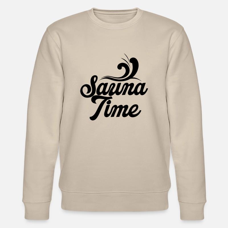 Sauna Wellness Spa - Stanley/Stella Unisex Bio-Sweatshirt CHANGER  - Beige