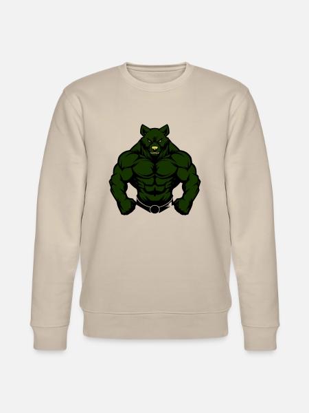 Bear Comic Fit - Stanley/Stella CHANGER Unisex Organic Sweatshirt - beige