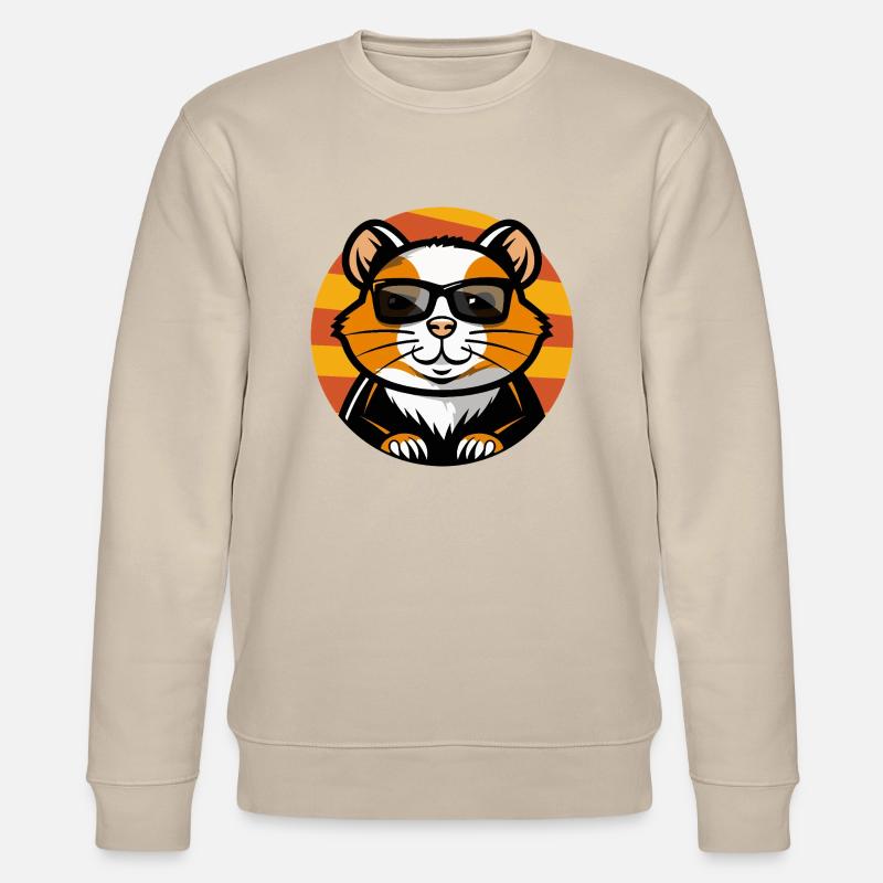 Hamster Bande dessinée cool - Sweat bio CHANGER Stanley/Stella Unisexe - beige