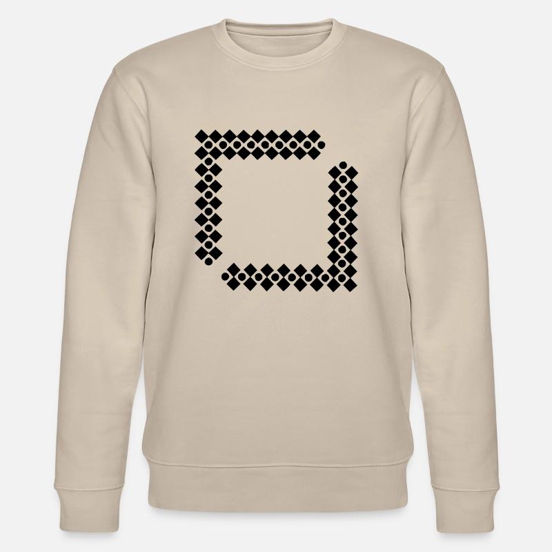 muster vriereck - Stanley/Stella Unisex Bio-Sweatshirt CHANGER  - Beige
