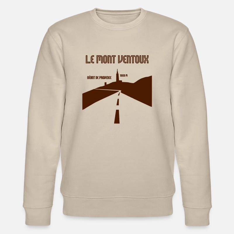 Le Mont Ventoux_vekt - Stanley/Stella Unisex Bio-Sweatshirt CHANGER  - Beige